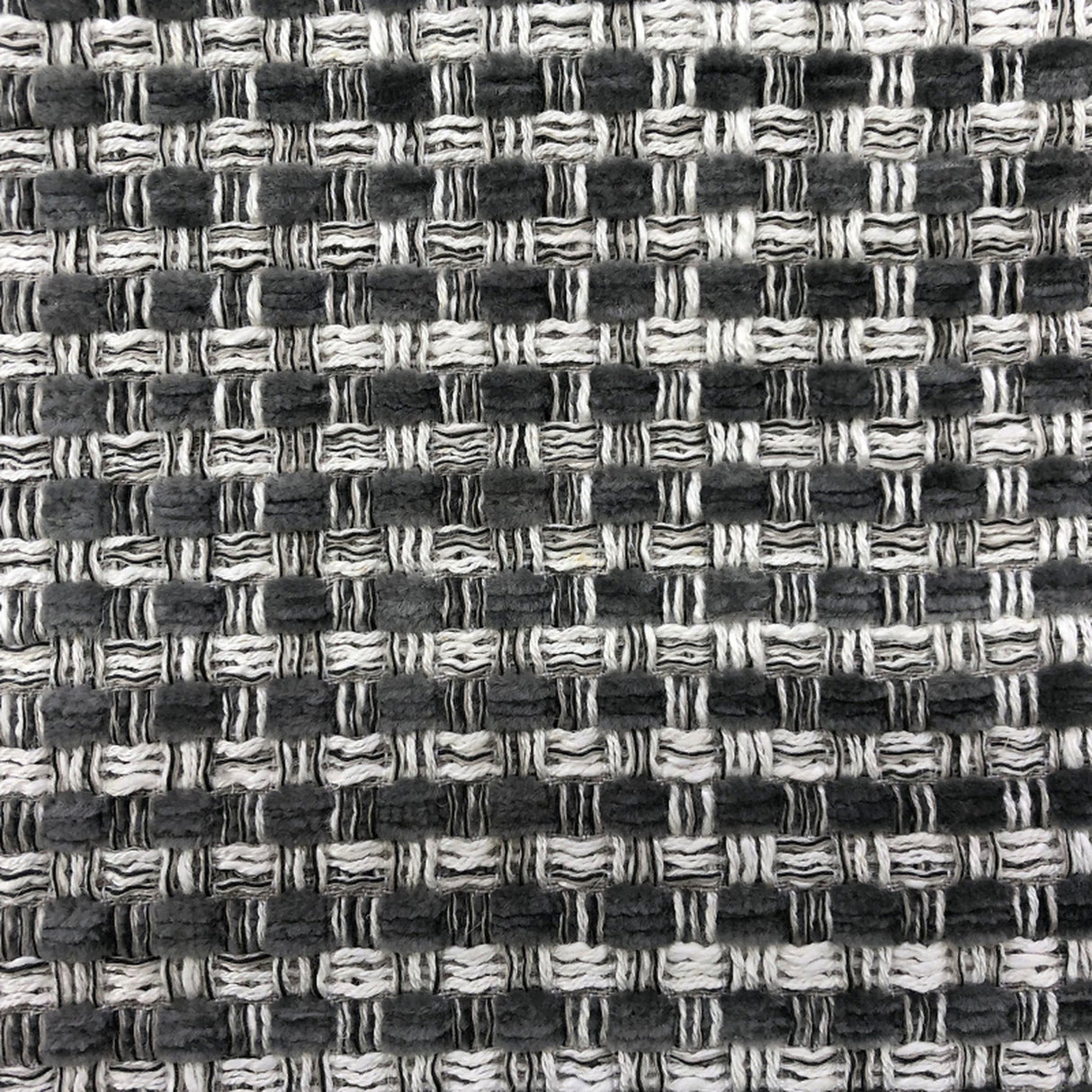 Lydia Linen Blend Fabric - Two-Toned Woven Look, Ivory, Gray, 54" Width (1 Yard)