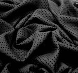 Lace 1D627 Cotton Nylon Fabric - Black, 57/58" Width