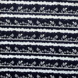 Lagoon Nights Rayon Fabric - Tropical Print, 45" Width (1 Yard)