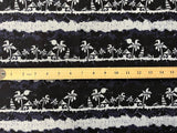 Lagoon Nights Rayon Fabric - Vibrant Print, 45" Width (1 Yard)