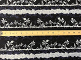 Lagoon Nights Rayon Fabric - Tropical Print, 45" Width (1 Yard)