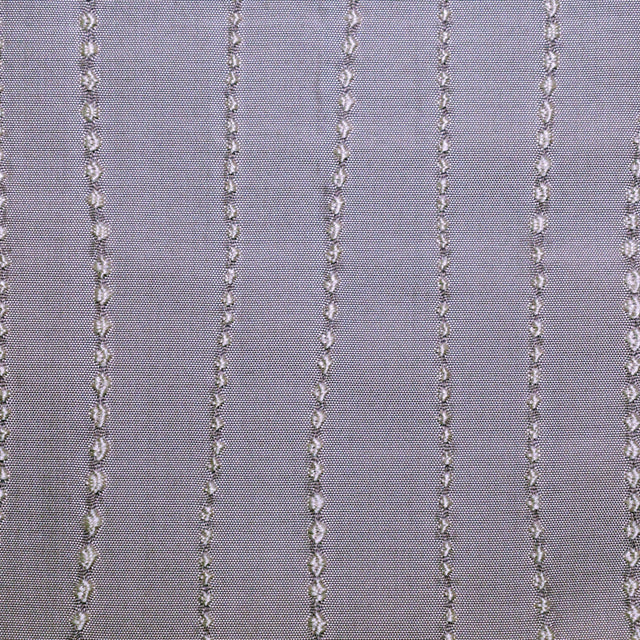 Organza Drapery Fabric Langham 110" Embroidered Window Curtain