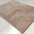 Soft Cozy Fuzzy Faux Fur Area Rug - Brown Clover Pattern, 5' X 7' (1 Rug)