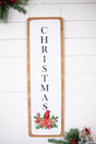 31.5” Metal & Wood Christmas Wall Decor