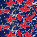 Polyester Fabric Large All Over Plumeria Glitter Print