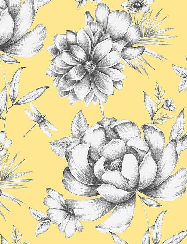 Quilting Cotton Large Buttercup Florals Timeless Treasures