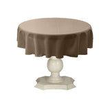 Tablecloth Dull Bridal Satin Fabric - 54" Round, Color Options (1 Piece)