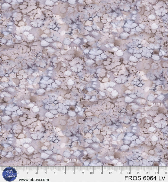 Cotton Print Lavender Frost Fabric 44/45"