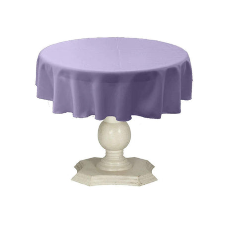 Tablecloth Dull Bridal Satin Fabric - 36" Round, Solid Color (1 Piece)