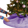 Faux Fur Christmas Tree Skirt 30 Inch