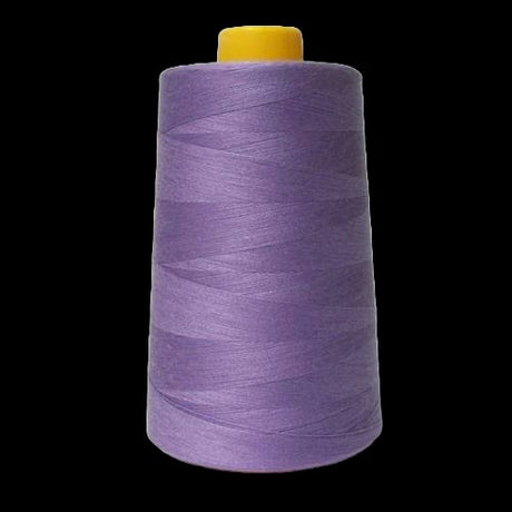 6000 Yard Sewing Thread Spun Polyester Fabric - All Purpose Overlock Cone, Baby Blue, 6000 Yards