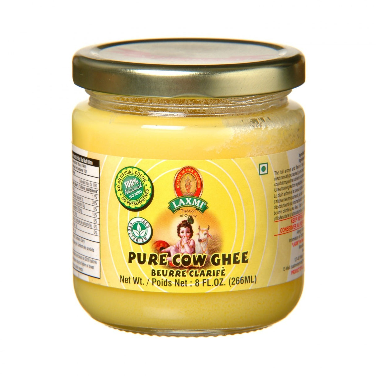 Laxmi Cow Ghee 8 Fl Oz