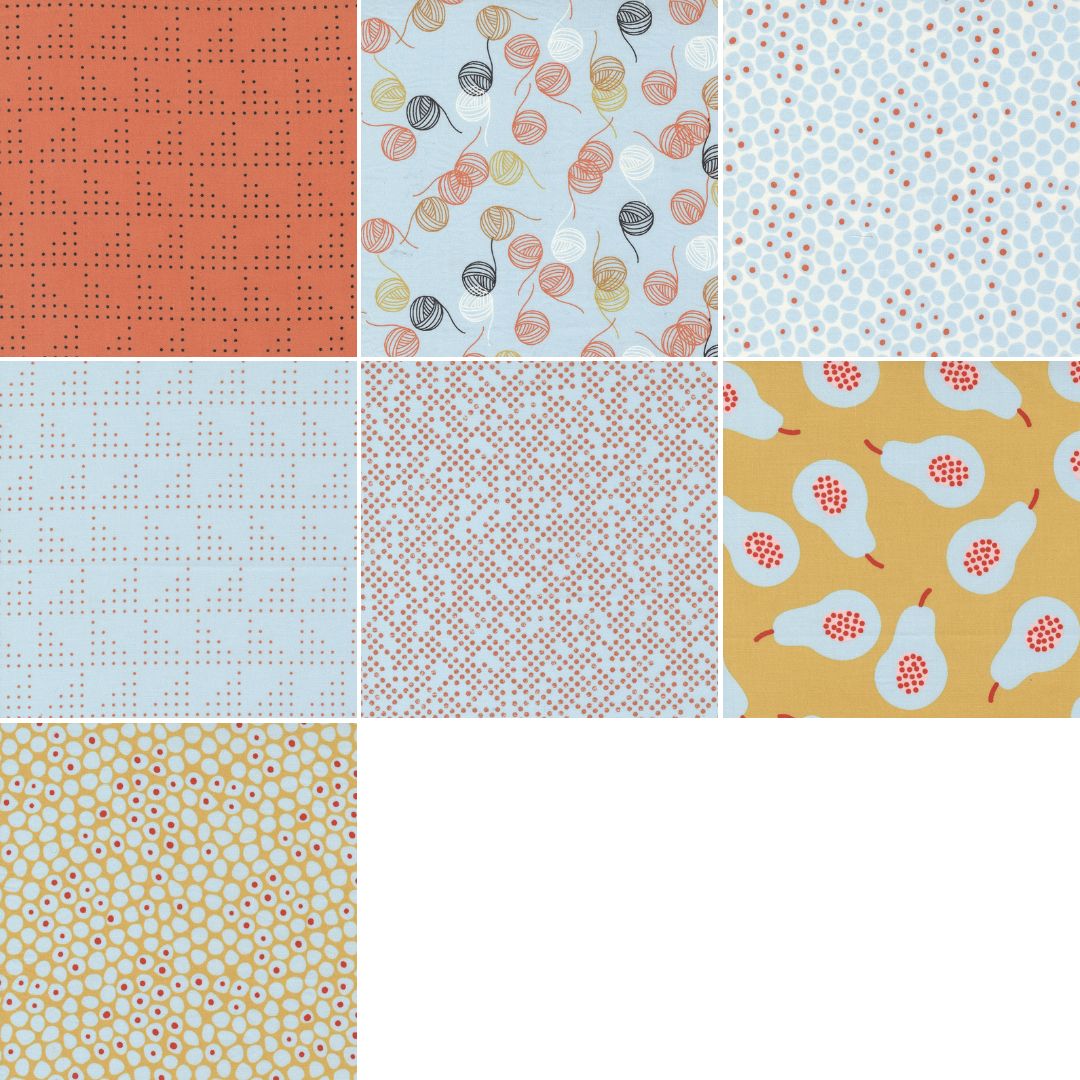 Cotton Fat Quarter Bundle Lazy Afternoon Set of 16