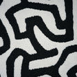 Polyester Upholstery Fabric by the Yard - Lea Tuxedo Modern Pattern
