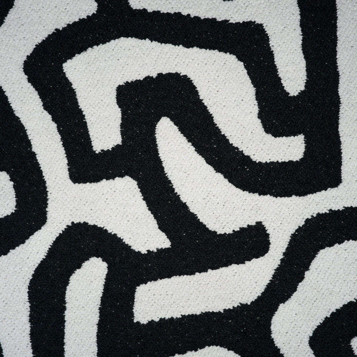 Polyester Upholstery Fabric by the Yard - Lea Tuxedo Modern Pattern