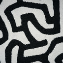 Polyester Upholstery Fabric by the Yard - Lea Tuxedo Modern Pattern