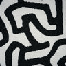 Polyester Upholstery Fabric by the Yard - Lea Tuxedo Modern Pattern