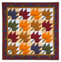 Cotton Quilt Kit Leaves 22 x 22
