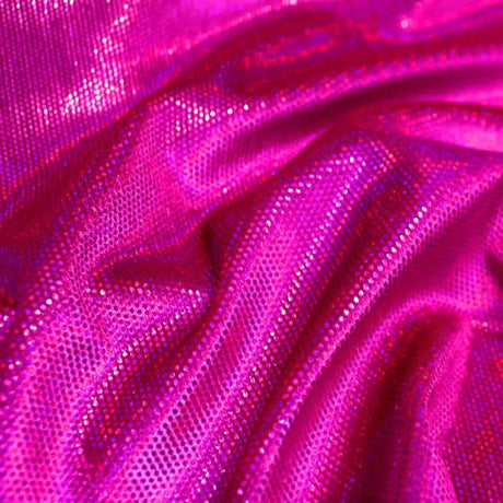 Foiled Stretch Velvet Fabric