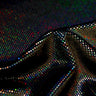 Legacy Foiled Stretch Velvet Fabric - Black/Black, 56" Width (1 Yard)