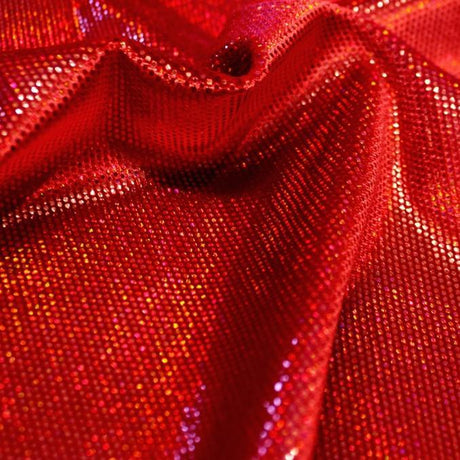 Foiled Stretch Velvet Fabric