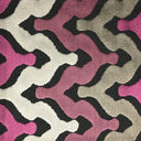 Cut Velvet Upholstery Fabric Monroe Chevron Pattern
