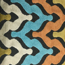 Cut Velvet Upholstery Fabric Monroe Chevron Pattern