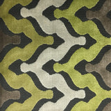 Cut Velvet Upholstery Fabric Monroe Chevron Pattern