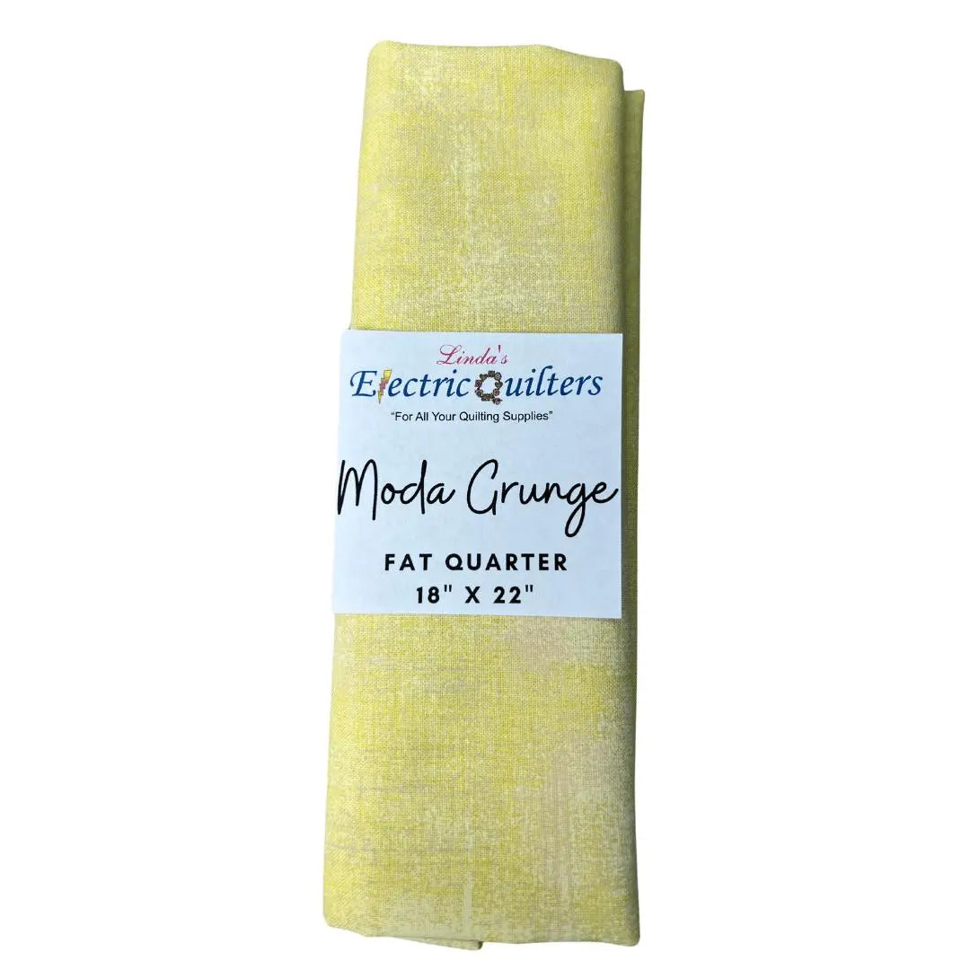 Cotton Fat Quarter Lemon Grass Grunge Basics 18 x 22