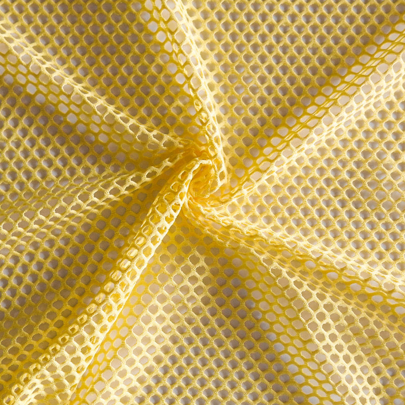 Mesh Fabric Lemon Diamond Poly Spandex
