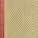 Mesh Fabric Lemon Diamond Poly Spandex