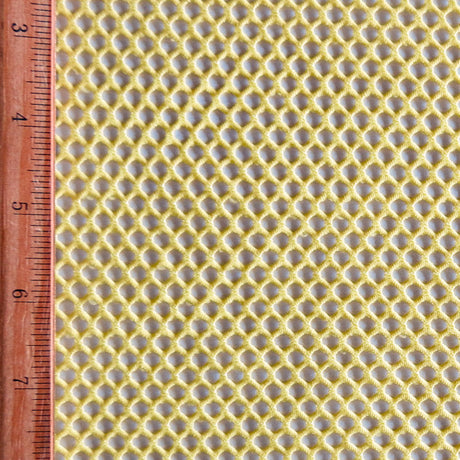 Mesh Fabric Lemon Diamond Poly Spandex