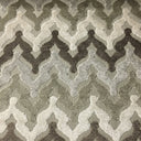Cut Velvet Upholstery Fabric Presley Chevron Pattern