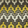 Cut Velvet Upholstery Fabric Presley Chevron Pattern