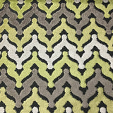 Cut Velvet Upholstery Fabric Presley Chevron Pattern