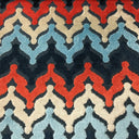 Cut Velvet Upholstery Fabric Presley Chevron Pattern
