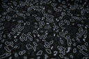 Leo Party Foil Printed Spandex Fabric - Black/Multicolored Leopard Foil Print, 56" Width (1 Yard)
