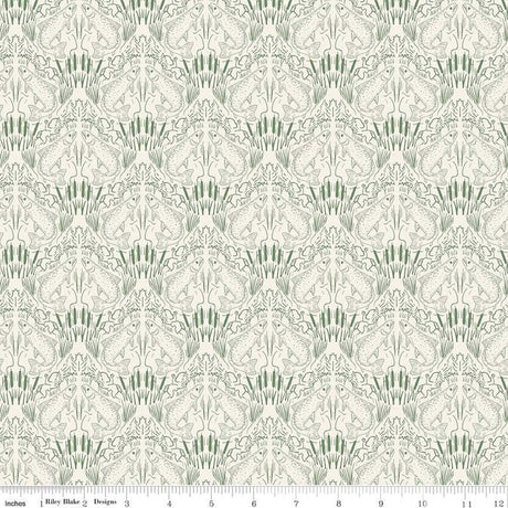 Cotton Fabric Let's Wander First Catch Cream 43/44"