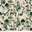 Cotton Print Fabric Let's Wander Mountain Music Stone 43/44"