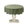 Tablecloth Dull Bridal Satin Fabric - 36" Round, Solid Color (1 Piece)
