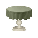 Tablecloth Dull Bridal Satin Fabric - Solid Color, 42" Round (1 Piece)