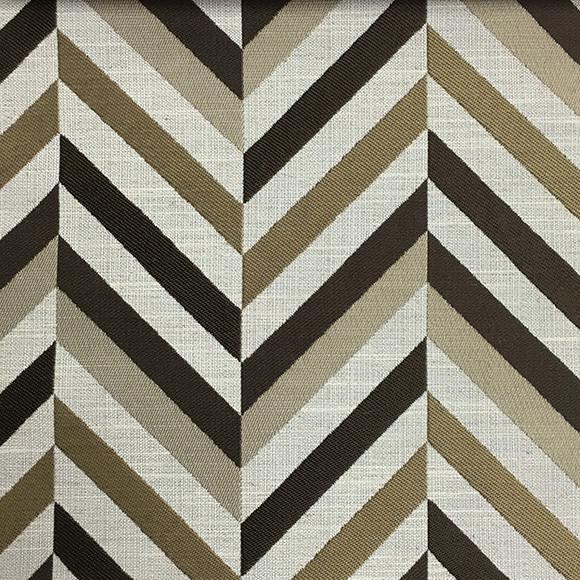Jacquard Upholstery Fabric Leyton Geometrical Striped