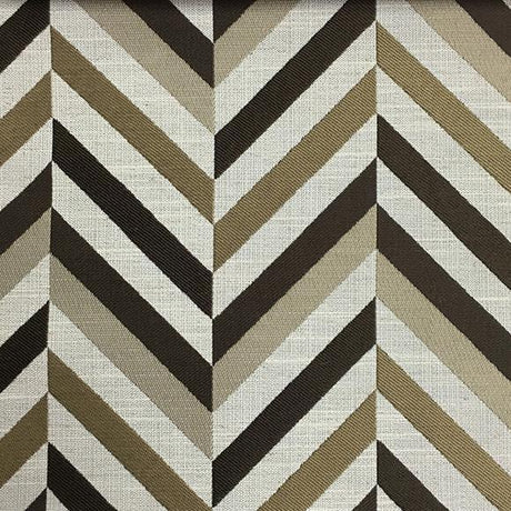 Jacquard Upholstery Fabric Leyton Geometrical Striped