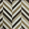 Jacquard Upholstery Fabric Leyton Geometrical Striped