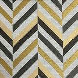 Jacquard Upholstery Fabric Leyton Geometrical Striped