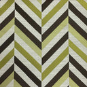 Jacquard Upholstery Fabric Leyton Geometrical Striped