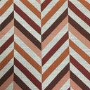 Jacquard Upholstery Fabric Leyton Geometrical Striped