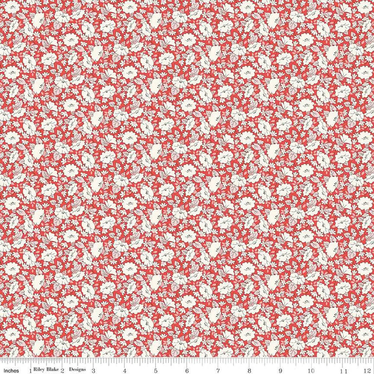 Cotton Print Liberty Tudor Celebration Mayflower Meadow 44/45" Fabric