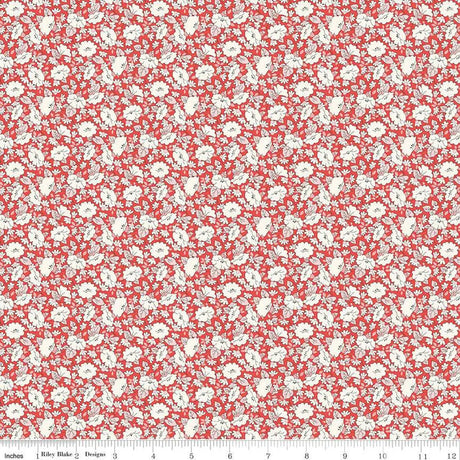Cotton Print Liberty Tudor Celebration Mayflower Meadow 44/45" Fabric