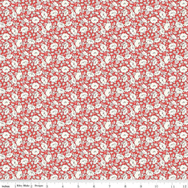Cotton Print Liberty Tudor Celebration Mayflower Meadow 44/45" Fabric